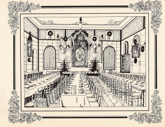 Innenraum-Skizze vom früheren Wolfsberger Keller