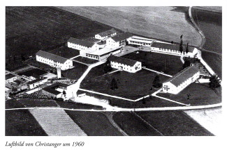 Luftbild von Postmünster-Christanger 1960