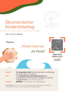 Mirjam haut auf die Pauke